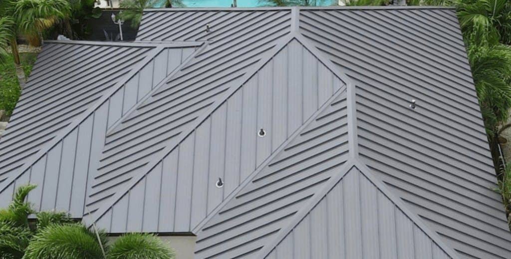 Metal roof on a Florida home