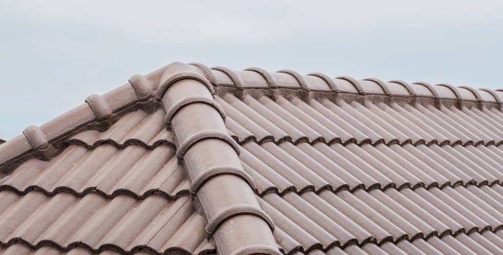 Tile roof ridge
